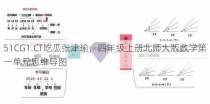 51CG1.CT吃瓜张津瑜，四年级上册北师大版数学第一单元思维导图