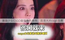 暴躁少女CSGO最强角色推荐，高清大片csgo免费