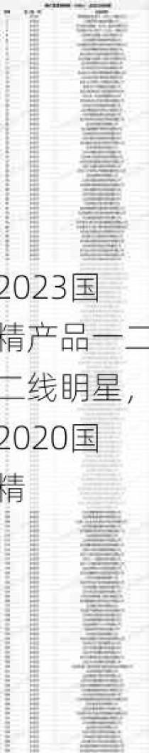 2023国精产品一二二线眀星，2020国精