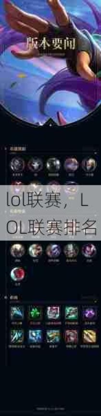 lol联赛，LOL联赛排名