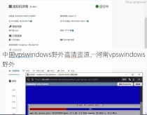 中国vpswindows野外高清资源，河南vpswindows野外