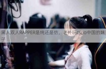 黑人双人RAPPER是纯还是仿，老外玩csgo中国的妹子