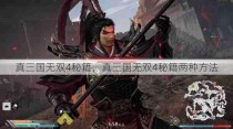 真三国无双4秘籍，真三国无双4秘籍两种方法