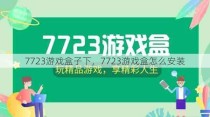 7723游戏盒子下，7723游戏盒怎么安装