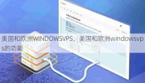 美国和欧洲WINDOWSVPS，美国和欧洲windowsvps的功能