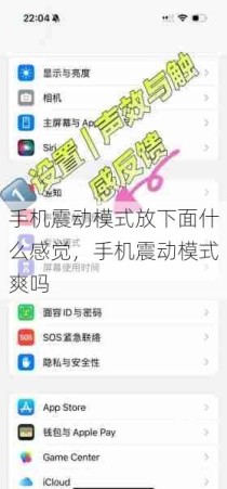 手机震动模式放下面什么感觉，手机震动模式爽吗