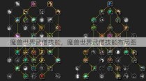 魔兽世界武僧技能，魔兽世界武僧技能布局图