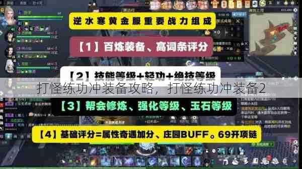 打怪练功冲装备攻略，打怪练功冲装备2  第1张