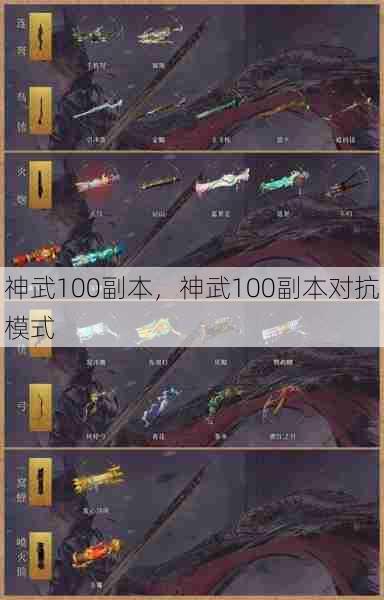 神武100副本，神武100副本对抗模式  第1张