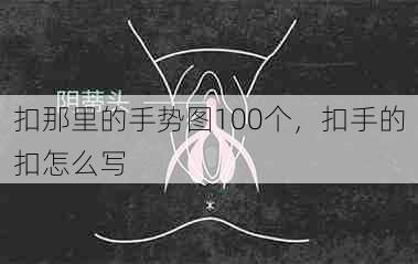 扣那里的手势图100个，扣手的扣怎么写  第1张