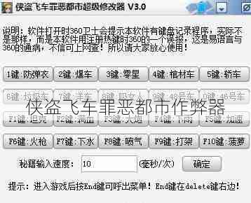侠盗飞车罪恶都市作弊器  第1张