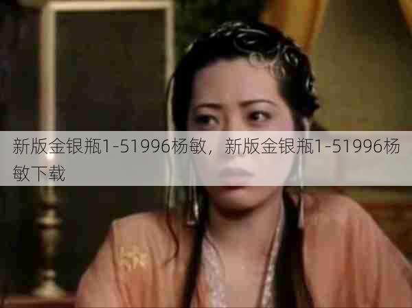 新版金银瓶1-51996杨敏，新版金银瓶1-51996杨敏下载  第1张