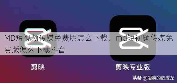 MD短视频传媒免费版怎么下载，md短视频传媒免费版怎么下载抖音  第1张