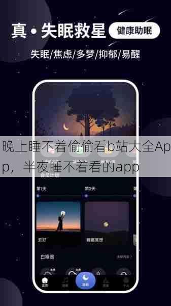 晚上睡不着偷偷看b站大全App，半夜睡不着看的app  第1张