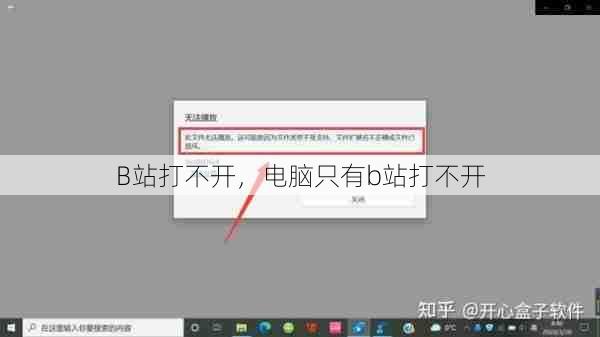 B站打不开，电脑只有b站打不开  第1张