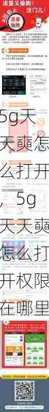 5g天天奭怎么打开，5g天天奭怎么打开权限在哪里  第1张