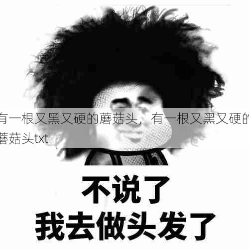 有一根又黑又硬的蘑菇头，有一根又黑又硬的蘑菇头txt  第1张