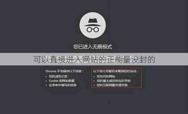 可以直接进入网站的正能量没封的  第1张