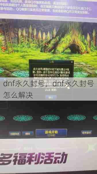 dnf永久封号，dnf永久封号怎么解决  第1张