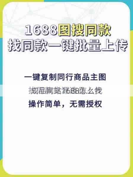 成品网站1688怎么找  第1张